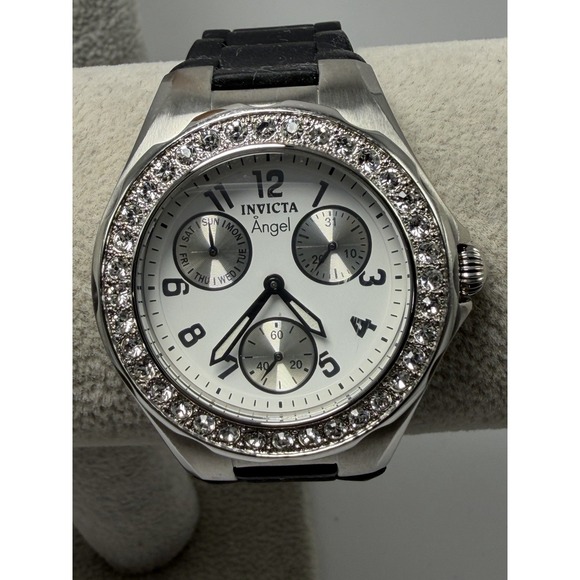 Invicta Angel Tritnite‎ 1647 New Battery Ladies Watch 38MM 7.5\